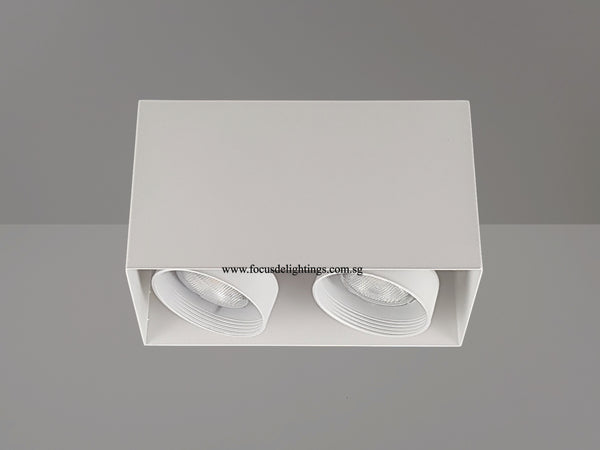 COMPACT CEILING LAMP BOXY 701 WHITE