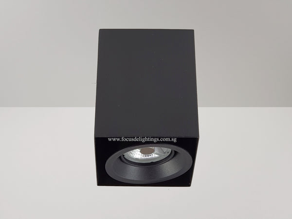 COMPACT CEILING LAMP BOXY 703 BLACK