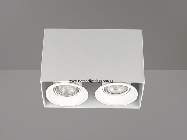COMPACT CEILING LAMP BOXY 703 WHITE