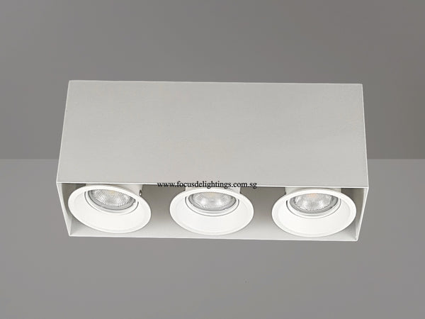 COMPACT CEILING LAMP BOXY 703 WHITE