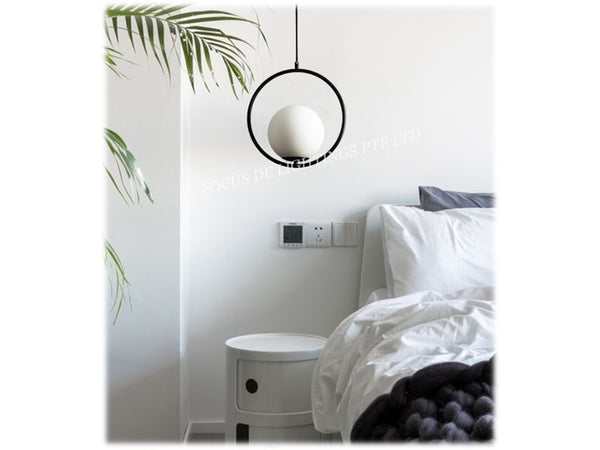 PENDANT LAMP 18096 -BLACK (SINGLE)