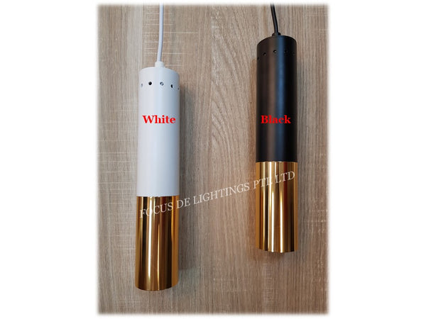 PENDANT LAMP 8931 -BLACK OR WHITE (SINGLE)