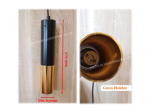 PENDANT LAMP 8931 -BLACK OR WHITE (SINGLE)