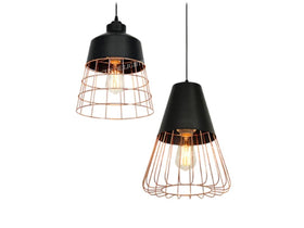 PENDANT LAMP 826 ROSEGOLD BLACK