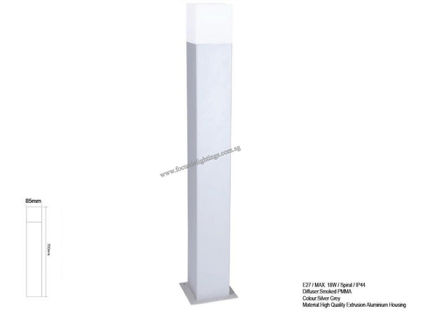 OUTDOOR LAMP STANDING BL 80700F SV