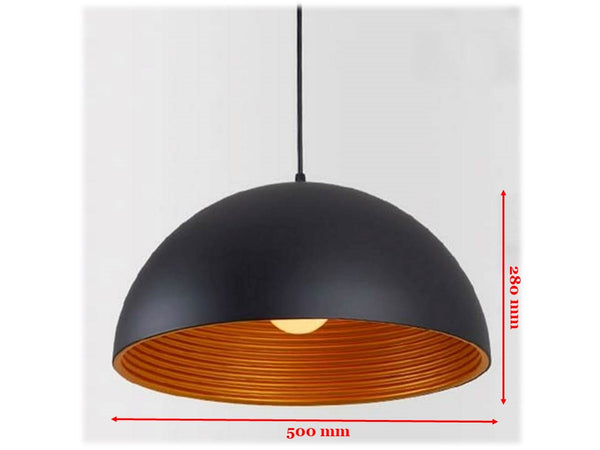 PENDANT LAMP 8142 -500MM (BLACK GOLD)