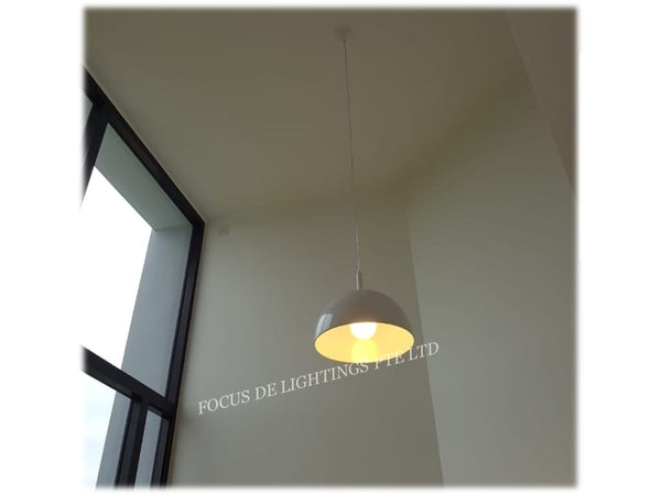 PENDANT LAMP 8142 -380MM (GLOSSY WHITE)