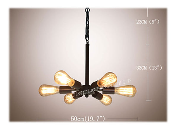 INDUSTRIAL STYLE PENDANT LAMP 066 E27
