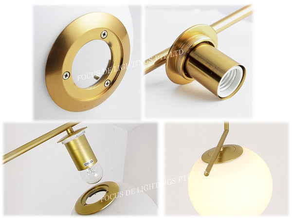 PENDANT LAMP 18020 GOLD -200MM OR 250MM (SINGLE)