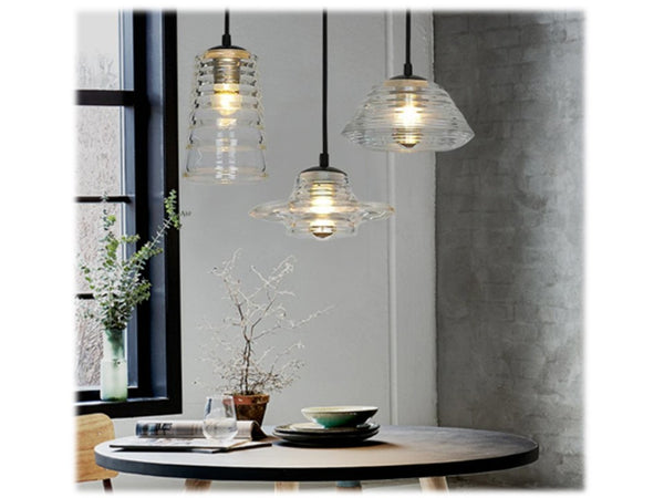 PENDANT LAMP 1F2564 -GLASS (SET OF 3)