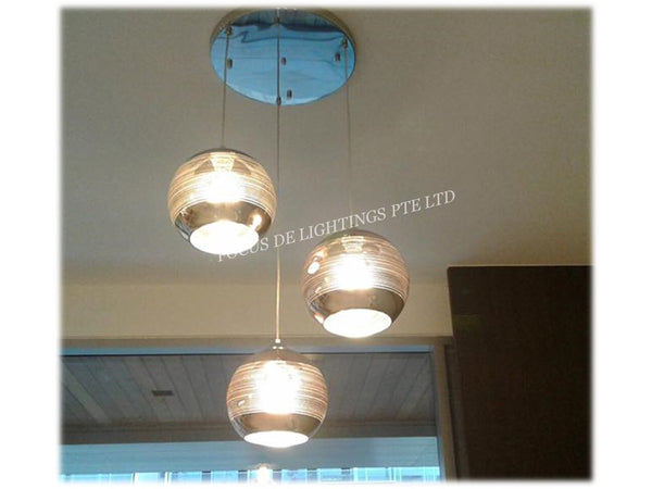 PENDANT LAMP 672-3D EFFECT -ROSEGOLD