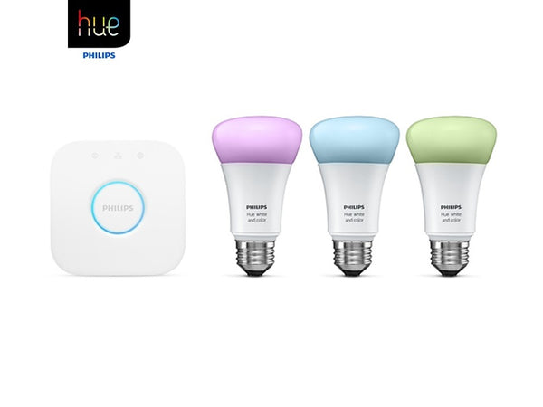 PHILIPS HUE WHITE AND COLOR AMBIANCE STARTER KIT G3