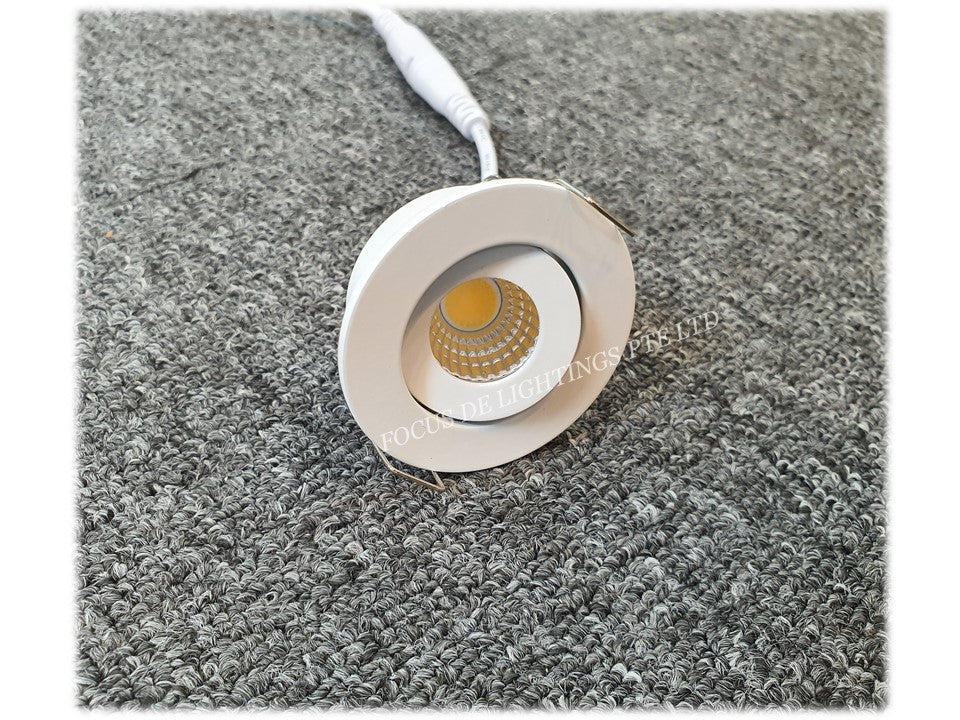 MINI 002 RECESSED CABINET MINI SPOTLIGHT 002 (ADJUSTABLE) - FOCUS DE ...
