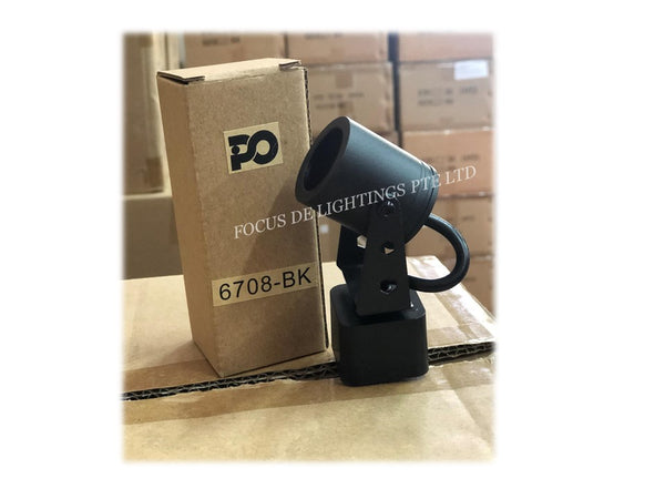 TRACKLIGHT (GU10) TL 6708 EXPOSED BULB (BLACK/WHITE)