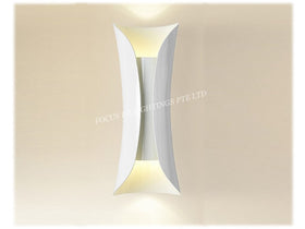 WALL LAMP 1F104W (GLOSSY WHITE)