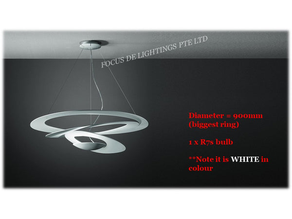Designer Inspired Artemide lamp in WHITE 4F497