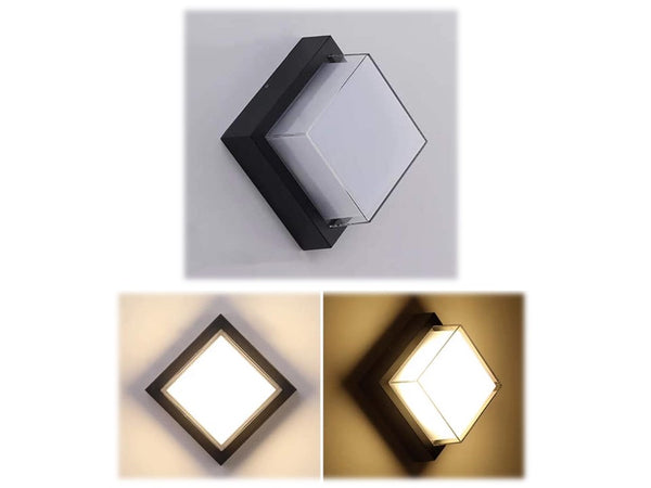 OUTDOOR WALL LAMP 473-SQUARE 12W WARM