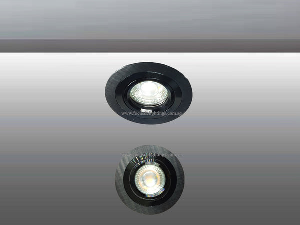 DL 1345 SERIES (ROUND) ADJUSTABLE RECESSED LIGHTING (GU10) -6 COLOURS AVAILABLE
