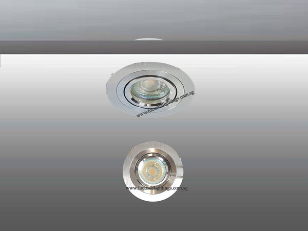 DL 1345 SERIES (ROUND) ADJUSTABLE RECESSED LIGHTING (GU10) -6 COLOURS AVAILABLE