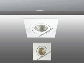 DL 1345 SERIES (SQUARE) (RECTANGLE) ADJUSTABLE RECESSED LIGHTING (GU10) -5 COLOURS AVAILABLE