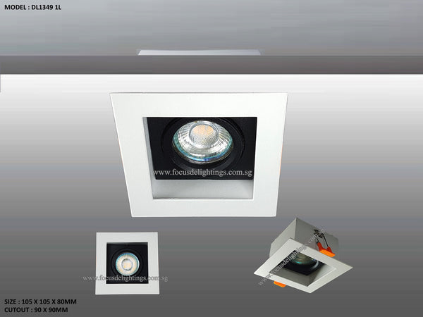 DL 1349 SERIES - ADJUSTABLE RECESSED LIGHTING (PAR16)