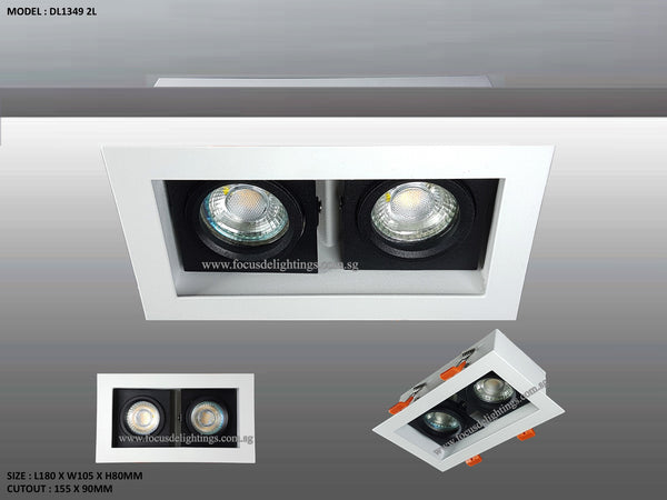 DL 1349 SERIES - ADJUSTABLE RECESSED LIGHTING (PAR16)