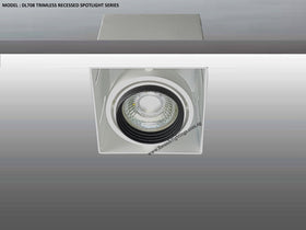 DL 708 TRIMLESS SERIES - ADJUSTABLE RECESSED LIGHTING (PAR16)