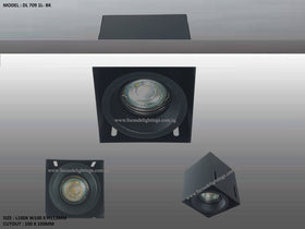 DL 709 TRIMLESS SERIES - ADJUSTABLE RECESSED LIGHTING (PAR16)