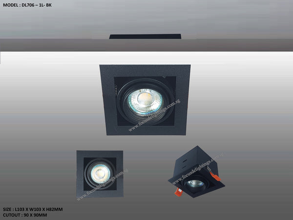 DL 706 SERIES - ADJUSTABLE RECESSED LIGHTING (PAR16)