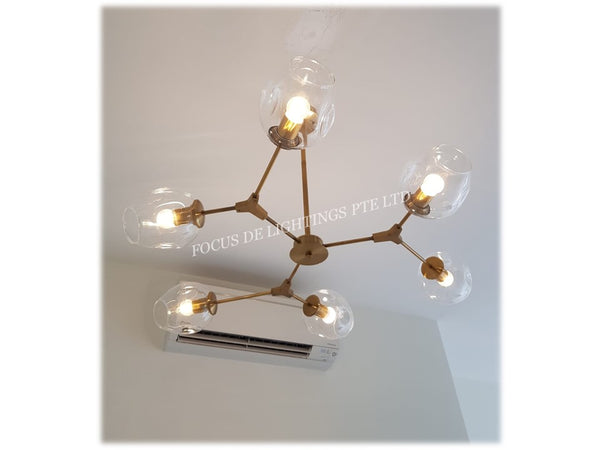 PENDANT LAMP 17004 W/GLASS