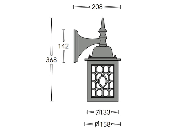 OUTDOOR LAMP WALL 5029