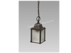 OUTDOOR LAMP HANGING 0639 -BLACK
