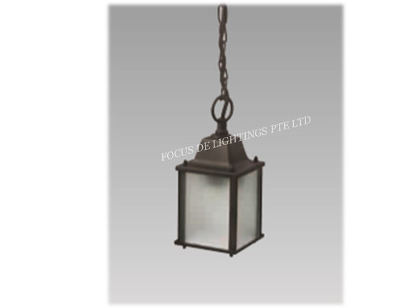 OUTDOOR LAMP HANGING 0639 -BLACK