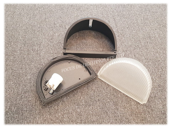 (PROMO) OUTDOOR WALL LAMP -4262 BLACK