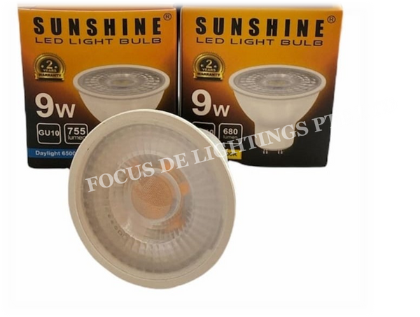 SUNSHINE GU10 LED 9W LED BULB *BRIGHT!*
