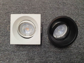 RECESSED SPOTLIGHT DEEPSET TS6508/TS6504  -ROUND SQUARE (BLACK/WHITE)