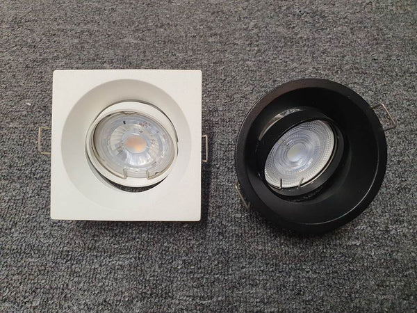 RECESSED SPOTLIGHT DEEPSET TS6508/TS6504  -ROUND SQUARE (BLACK/WHITE)