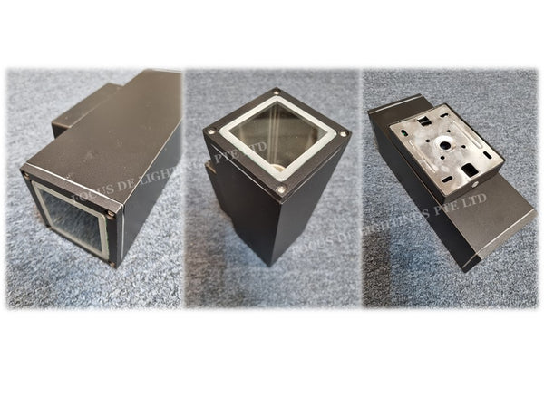 OUTDOOR LAMP WALL 8472 -RECTANGLE E27 (IP65)