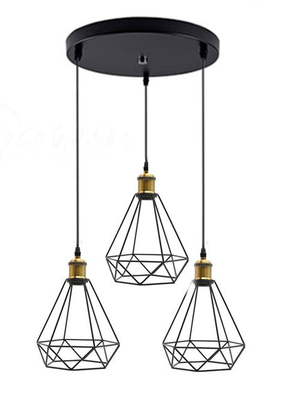 3L INDUSTRIAL PENDANT LAMP 0303 -PYRAMID (ROUND OR STRAIGHT BASE)