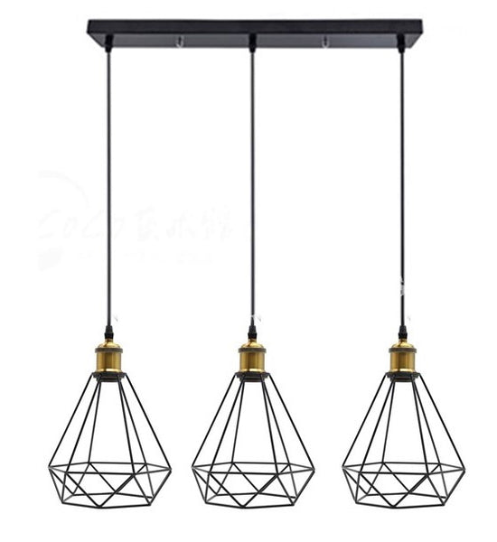3L INDUSTRIAL PENDANT LAMP 0303 -PYRAMID (ROUND OR STRAIGHT BASE)