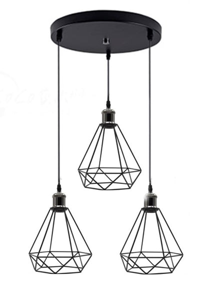 3L INDUSTRIAL PENDANT LAMP 0303 -PYRAMID (ROUND OR STRAIGHT BASE)