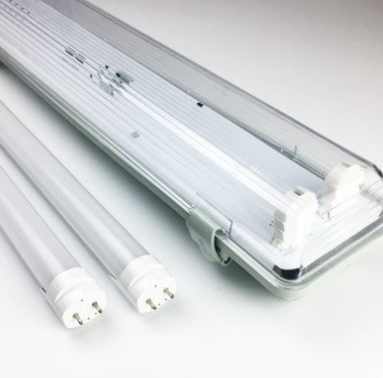 WEATHERPROOF FITTING LED T8 IP65 -2FT (SINGLE OR DOUBLE TUBES)