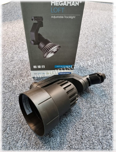 MEGAMAN TRACK LIGHT FITTING L0601TA PAR38 (ONLY BLACK FITTING)