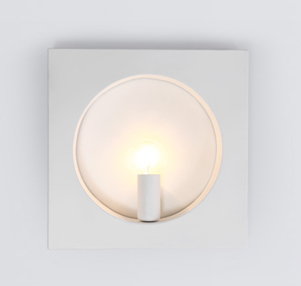 WALL LAMP 18072 -SQUARE (GLOSSY BLACK / GLOSSY WHITE)