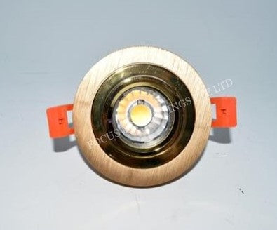 DL 1345 SERIES (ROUND) ADJUSTABLE RECESSED LIGHTING (GU10) -6 COLOURS AVAILABLE