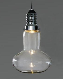 PENDANT LAMP 12752 GLASS (COMES IN 5 SHAPES)