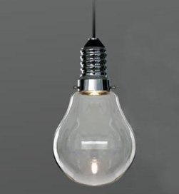 PENDANT LAMP 12752 GLASS (COMES IN 5 SHAPES)