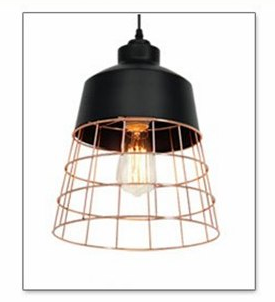 PENDANT LAMP 826 ROSEGOLD BLACK