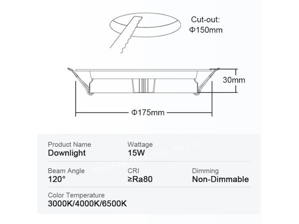 MEGAMAN SURFACE MOUNT CEILING (ROUND) -BRIGHT & EASY-REPLACE!