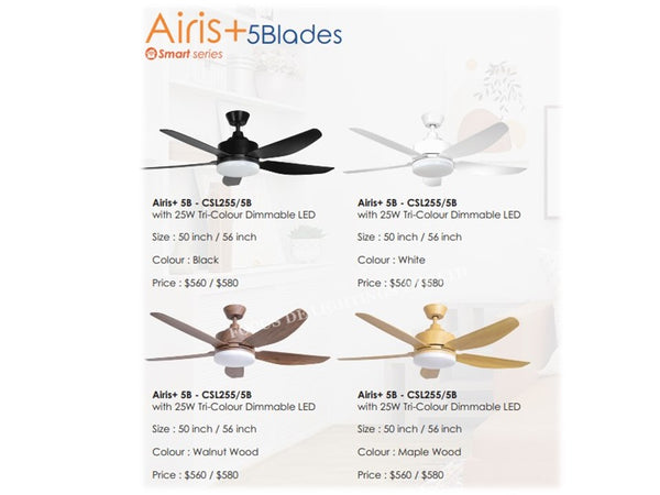 *SMART SERIES*  Crestar Airis 5B -with 25w Lightkit (50"/56")